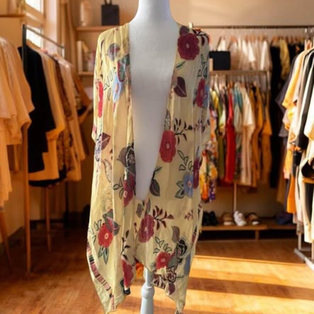 FLORAL KIMONO - Picture 3 of 5
